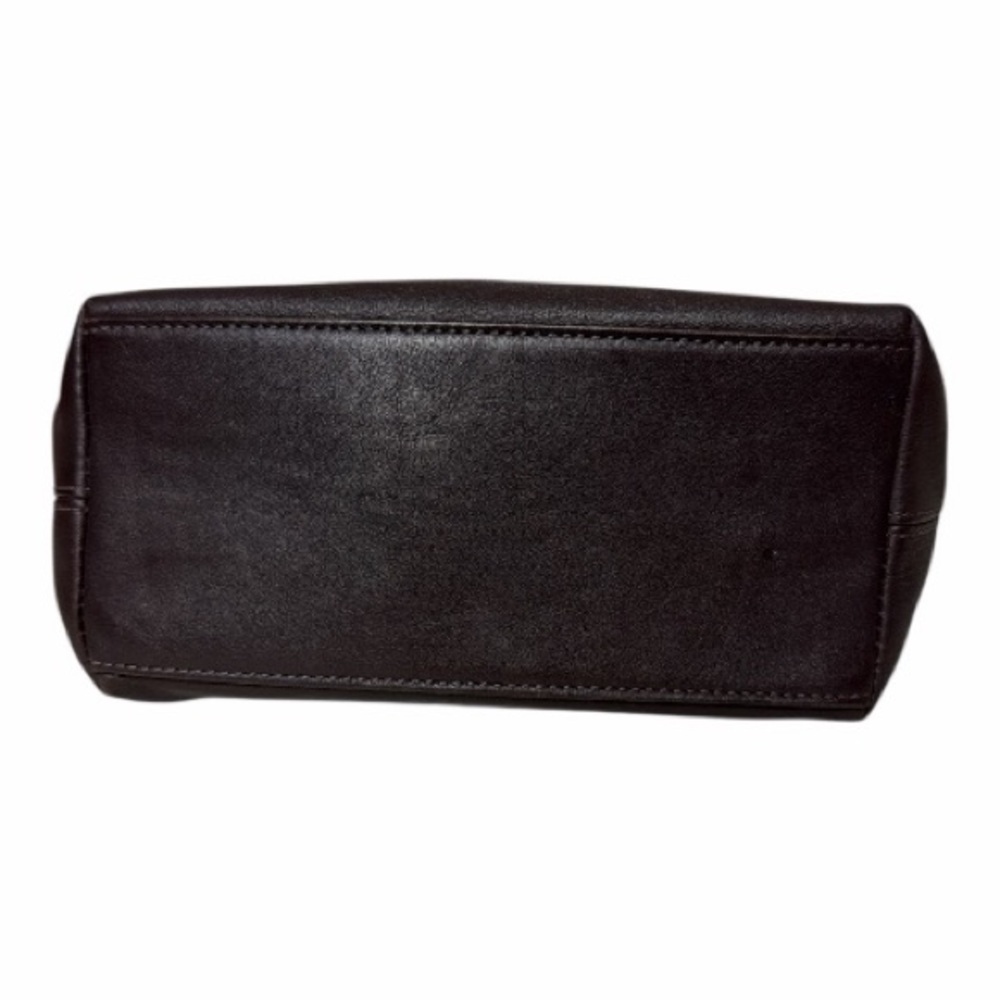 Coach Mini Leather Pouchet Bag Brown Y2K - Picture 5 of 12